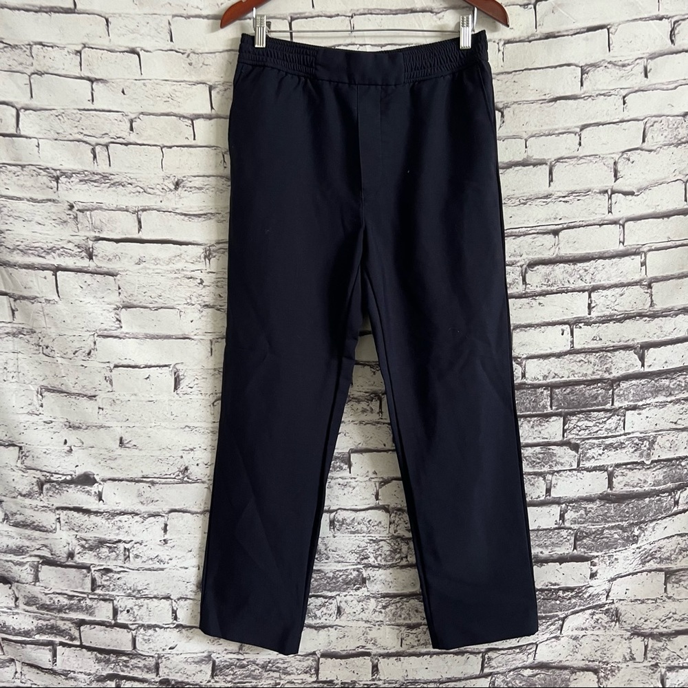Acne Studio Men’s Creased Trousers in Navy Size Small